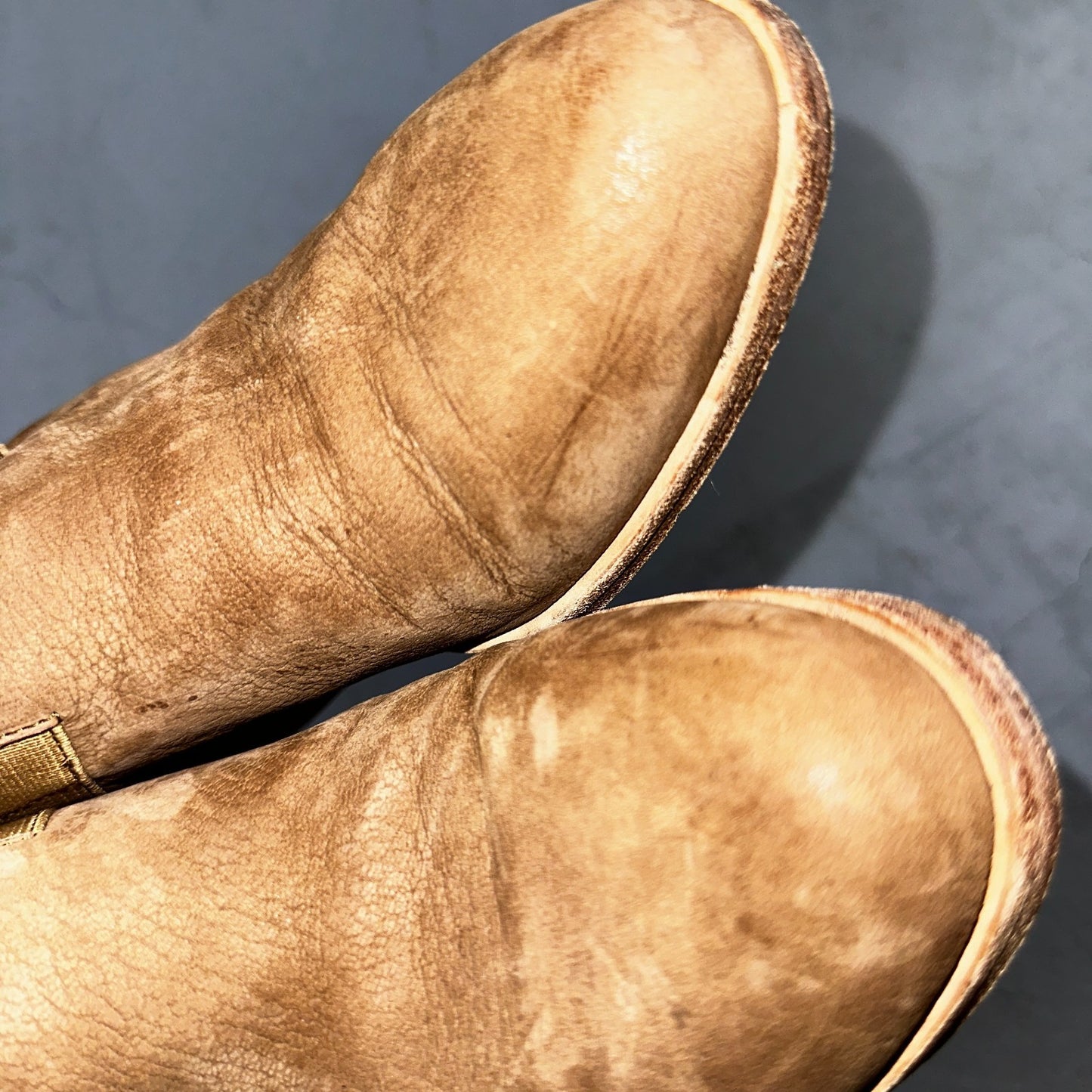 Eileen Fisher Vero Cuoio Evan Tan Soft Leather Ankle Booties Boots Size 9.5