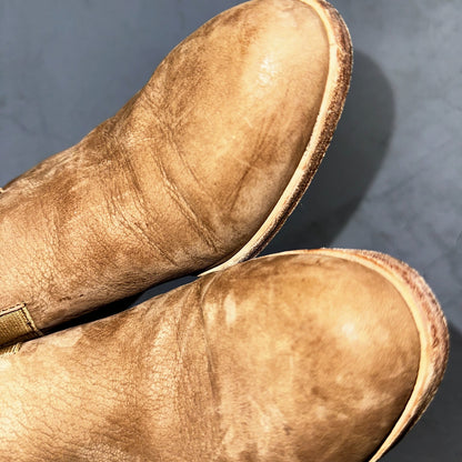 Eileen Fisher Vero Cuoio Evan Tan Soft Leather Ankle Booties Boots Size 9.5