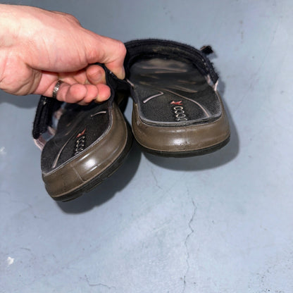 Ecco Hiking Sandals Womens 37 US 6/6.5 Brown Offroad Yucatan Outdoors FLAWS