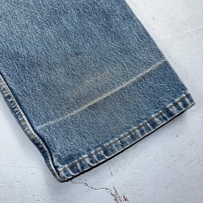 Levis 501 Vintage 90s USA XX Straight Leg Jeans Blue Med Wash 36x32 Act 34x30