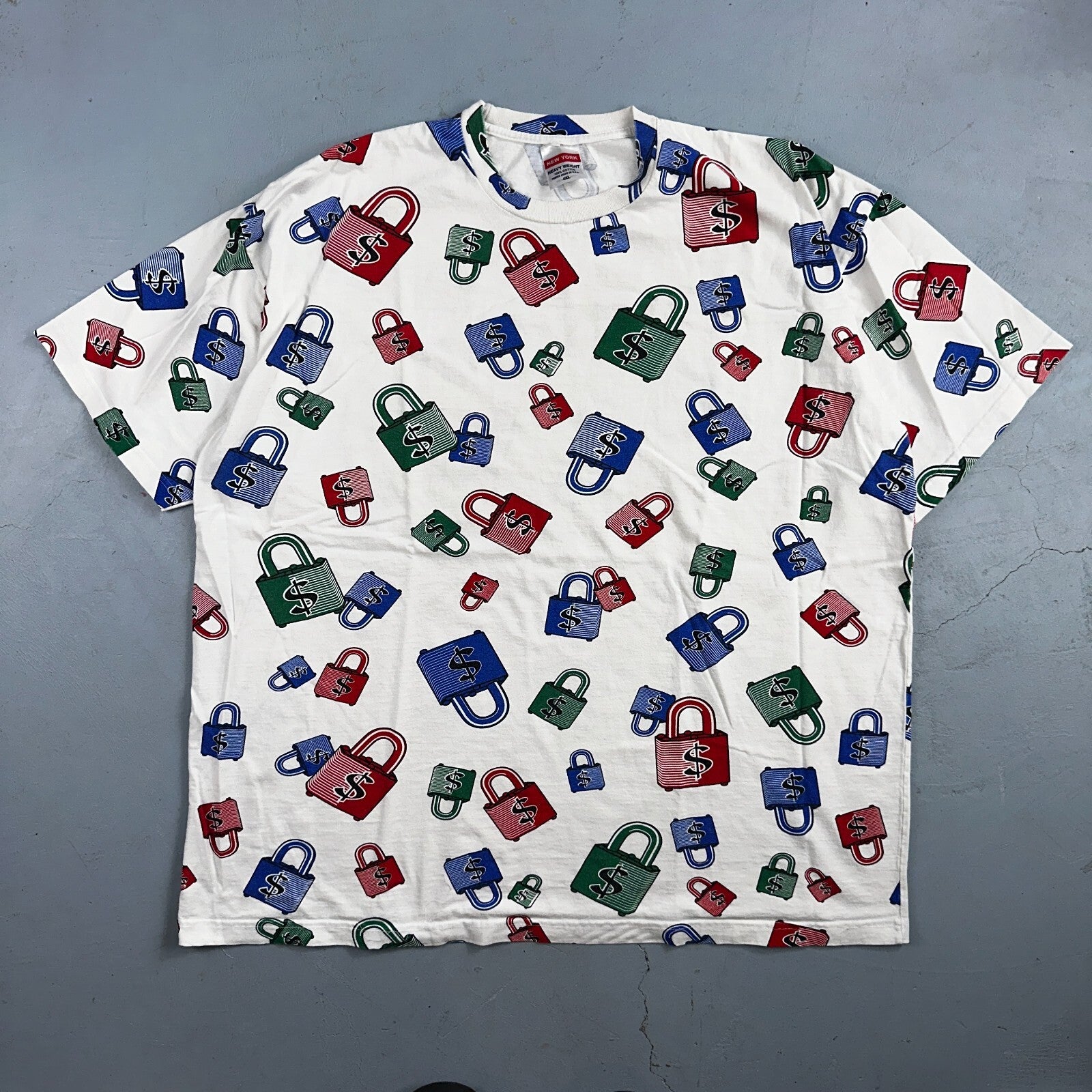 Money On Lock Wild AOP Y2K VTG T Shirt Cash CREAM Rap Music 4XL Soulja Boy Boi