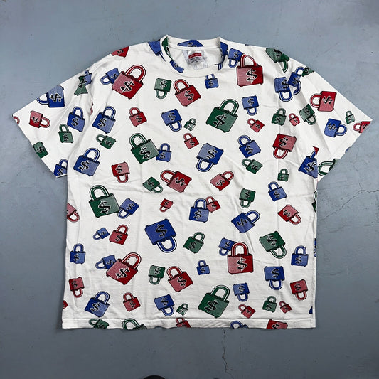 Money On Lock Wild AOP Y2K VTG T Shirt Cash CREAM Rap Music 4XL Soulja Boy Boi