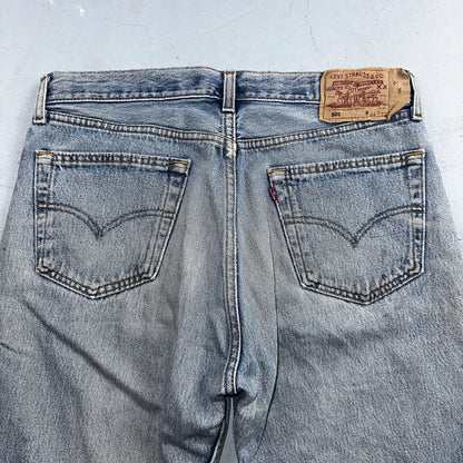 Levis 501 Vintage 90s Y2K XX Straight Leg Jeans Blue Med Wash 34x32 Act 33x31