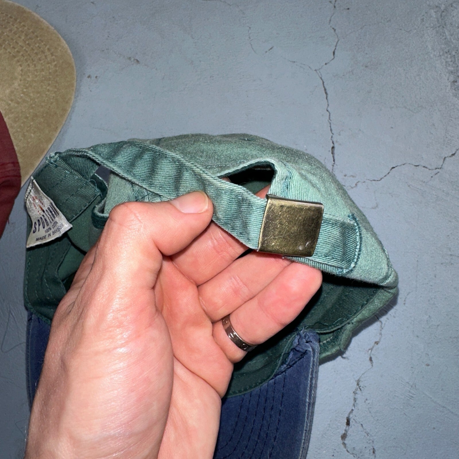 Oregon Cascade Lot of 2 VTG Hat Cap Snapback 90s Sportman Hiking Travel Mountain