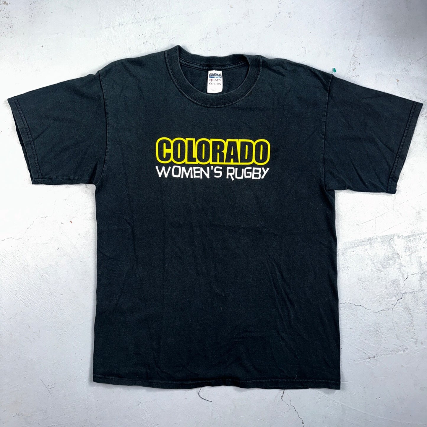 VTG Wanna Ruck T Shirt Colorado Womens Rugby Y2K Gildan L Rap Funny Humor Joke