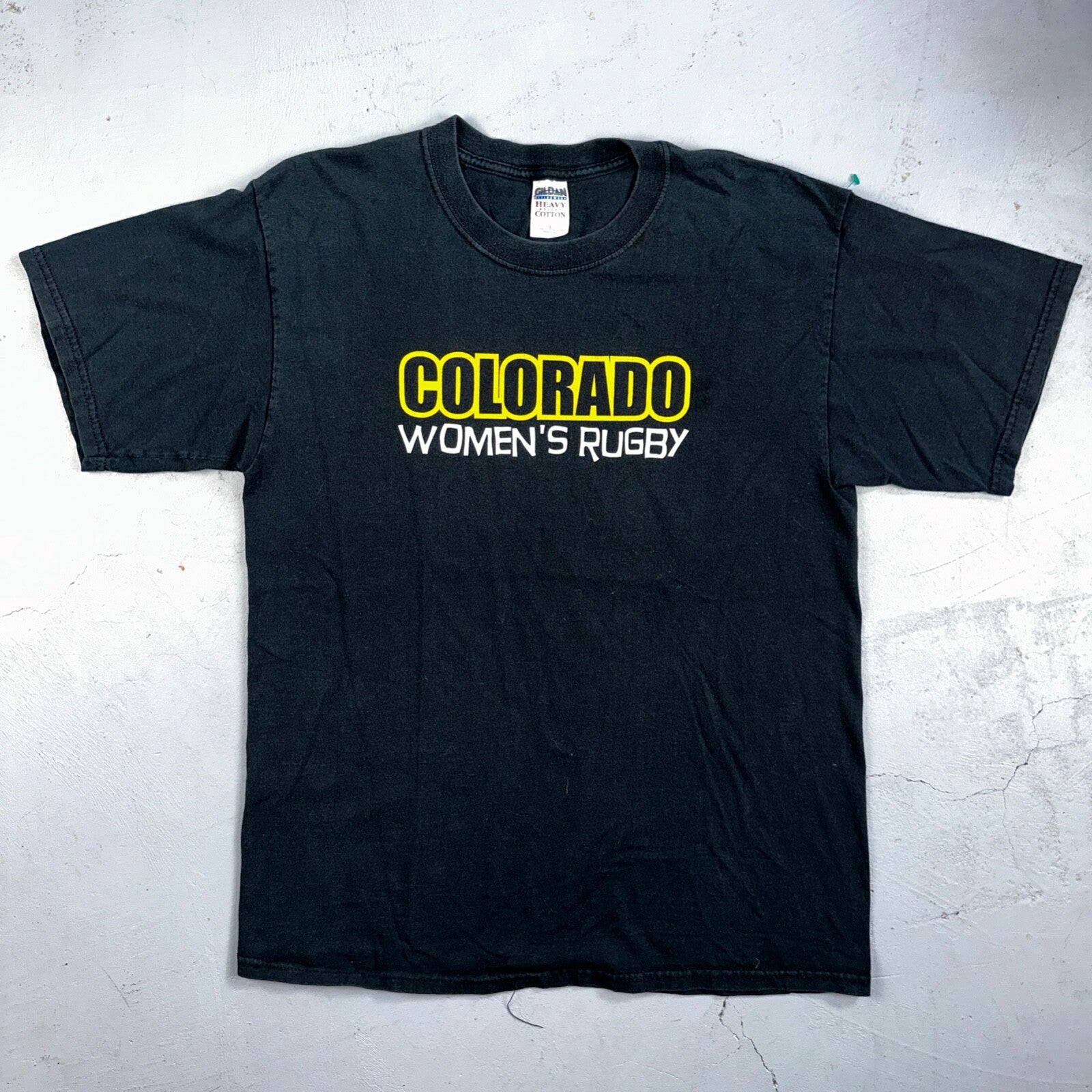 VTG Wanna Ruck T Shirt Colorado Womens Rugby Y2K Gildan L Rap Funny Humor Joke