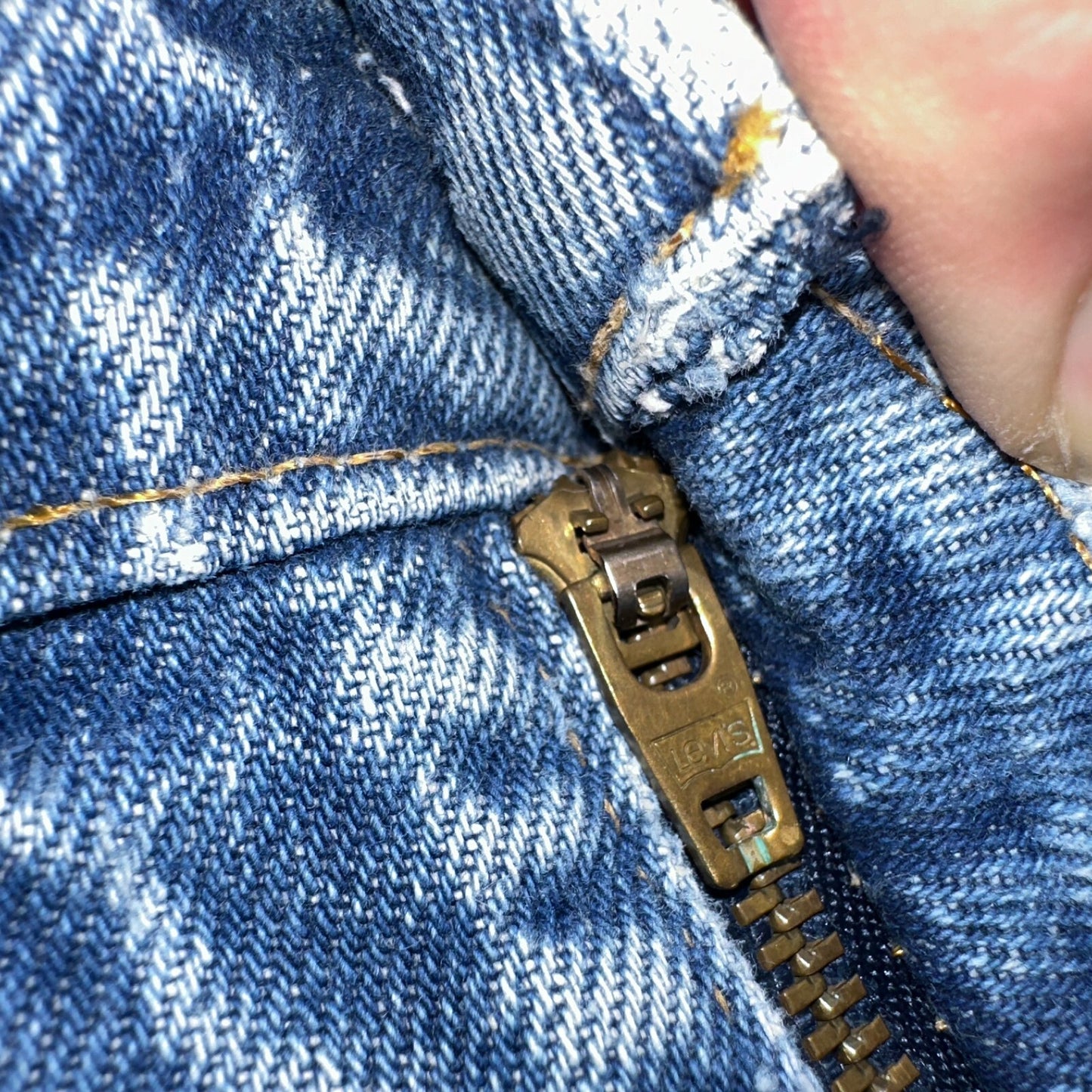 Levis 517 Vintage 80s USA Orange Tab Bootcut Flare Blue Worn Jeans Act 32x28