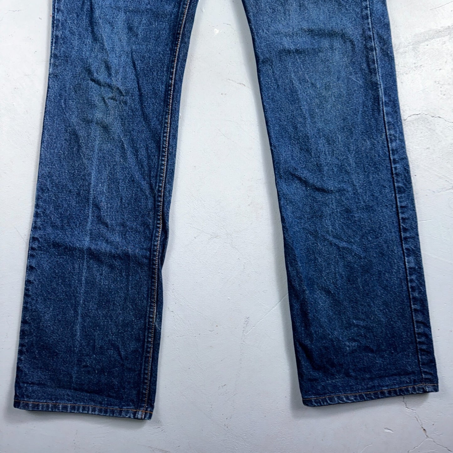 Levis 517 Vintage 80s USA Orange Tab Bootcut Flare Blue Jeans 34x36 Act31x35