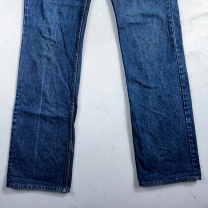 Levis 517 Vintage 80s USA Orange Tab Bootcut Flare Blue Jeans 34x36 Act31x35