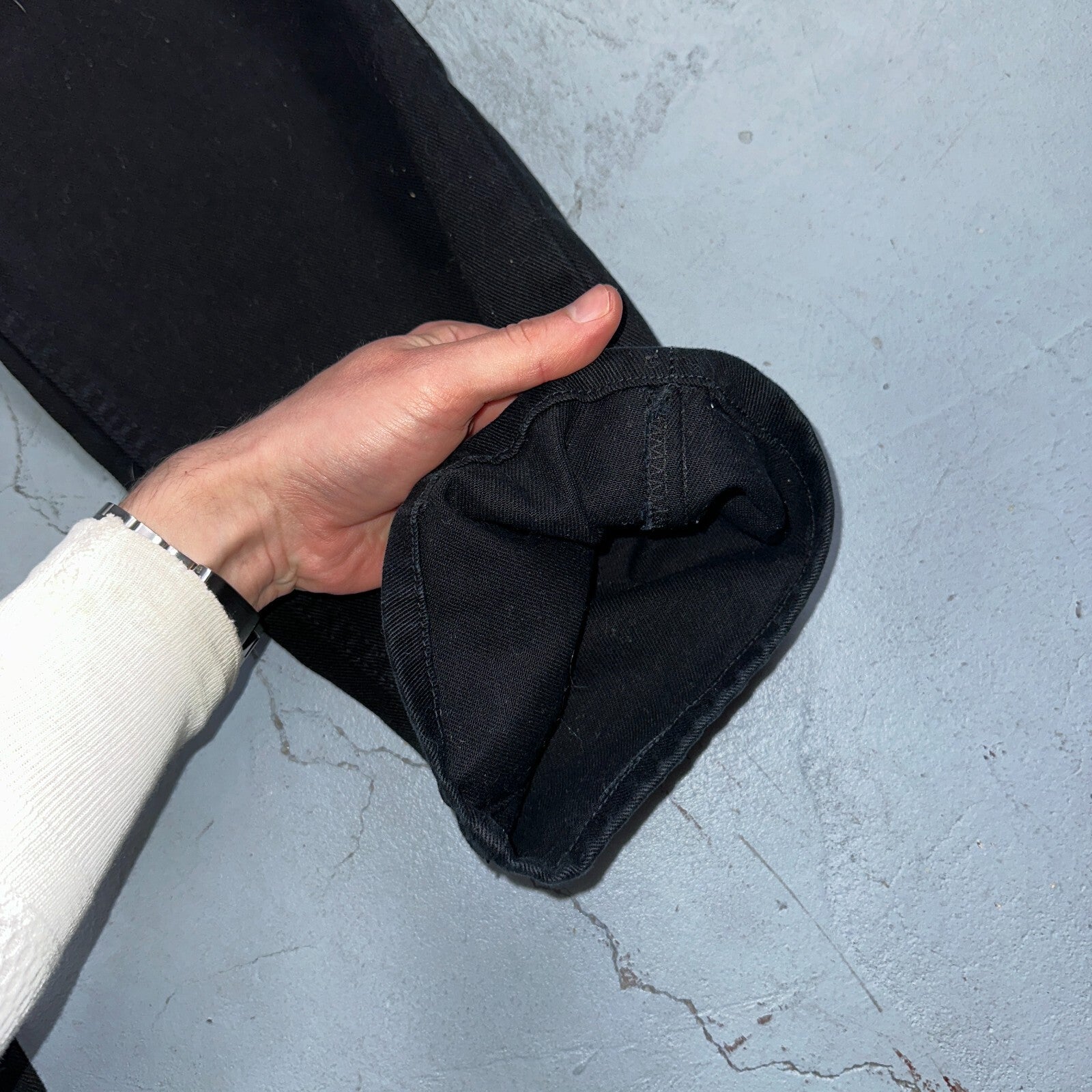 Levis 501 Vintage 90s USA XX Straight Leg Jeans Missing Buttons 31x32 Black