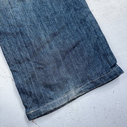 Levis 501 Vintage Y2K XX Straight Leg Jeans Blue Med Wash 34x34 Act 33x30