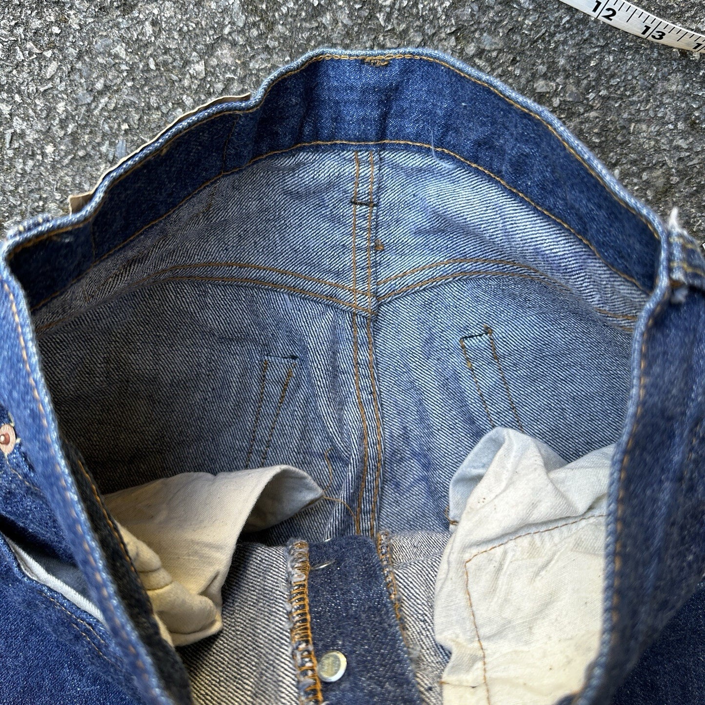 Levis Vintage 70s Redline Single Stitch 501 XX Jeans 66 SS Dark 28x28 Act 26x25