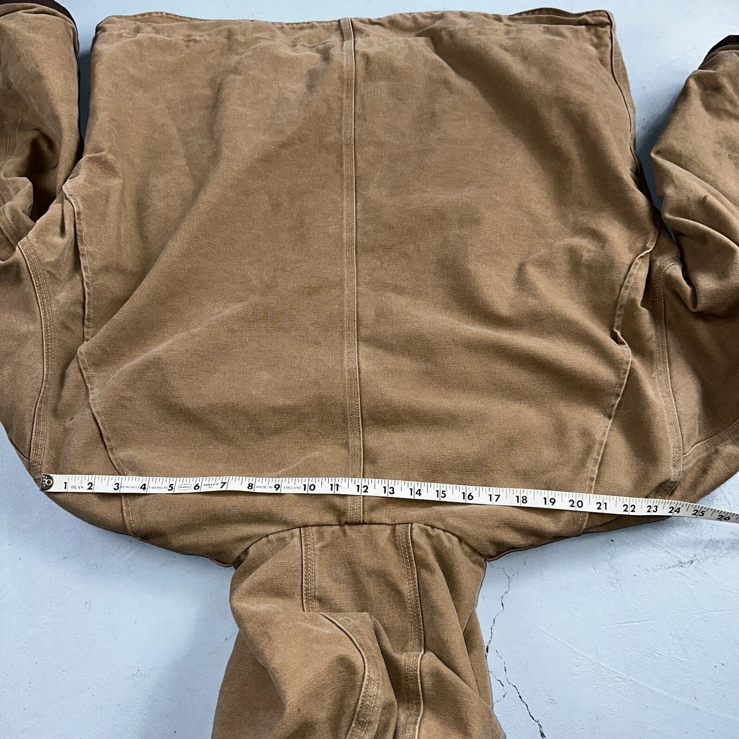 Carhartt VTG Bartlett Jacket 2XL Regular Brown Hooded Sherpa Lined 102285 Y2K