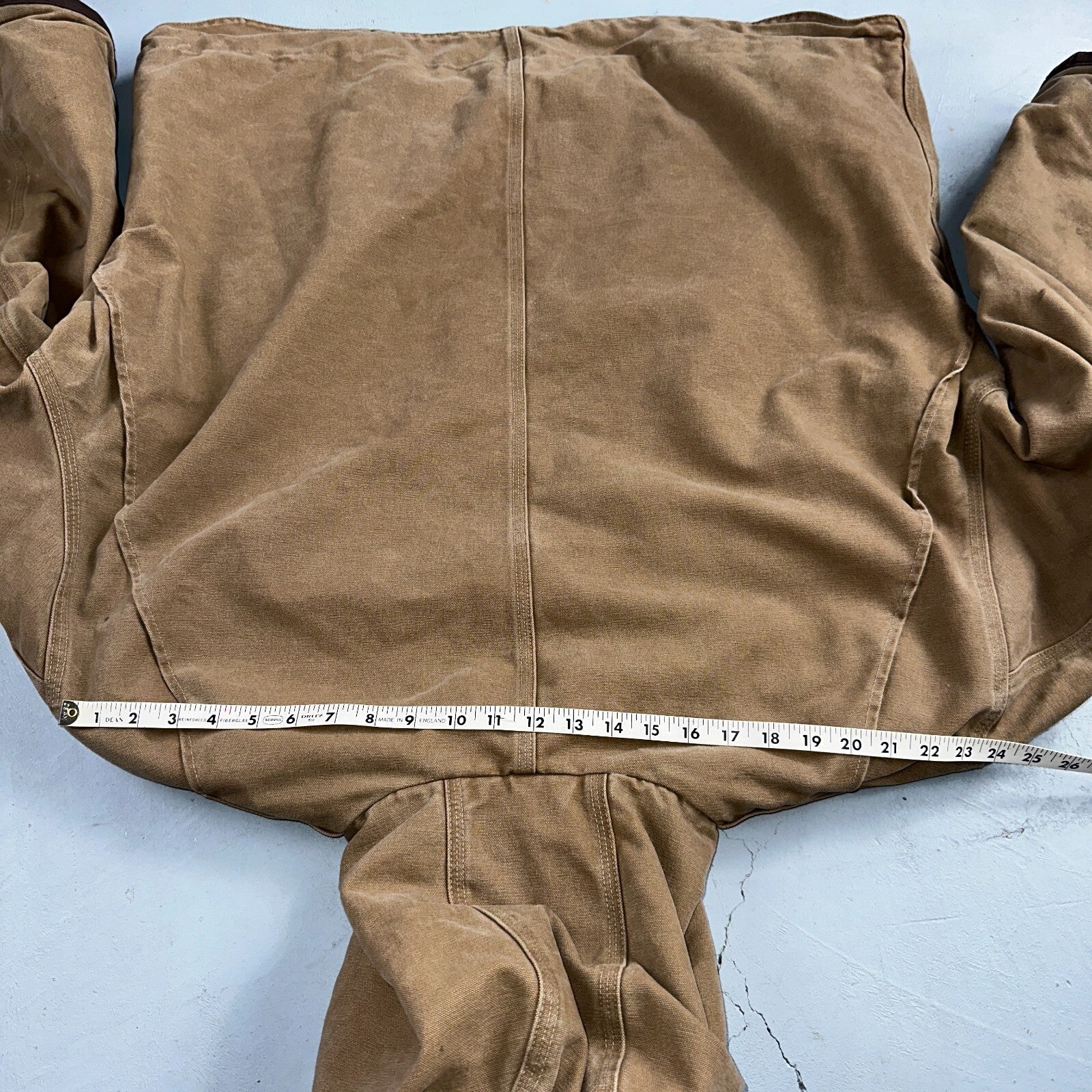 Carhartt VTG Bartlett Jacket 2XL Regular Brown Hooded Sherpa Lined 102285 Y2K