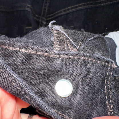 Levis 501 Vintage Y2K Mexico XX Straight Leg Jeans Black Dark Wash 38x30