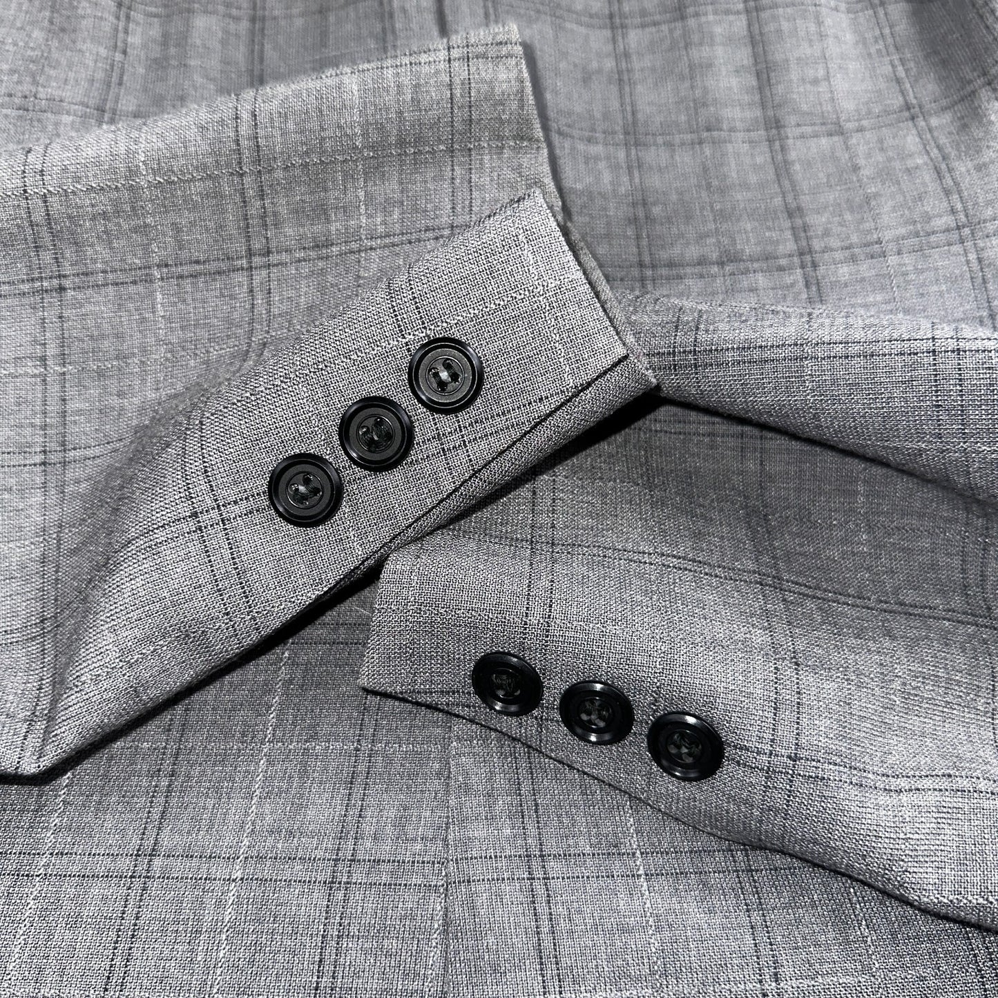 VTG Mens 2 PC Suit 38 Jacket Coat Pants Gray Rockabilly 60s 1960s Petrocelli