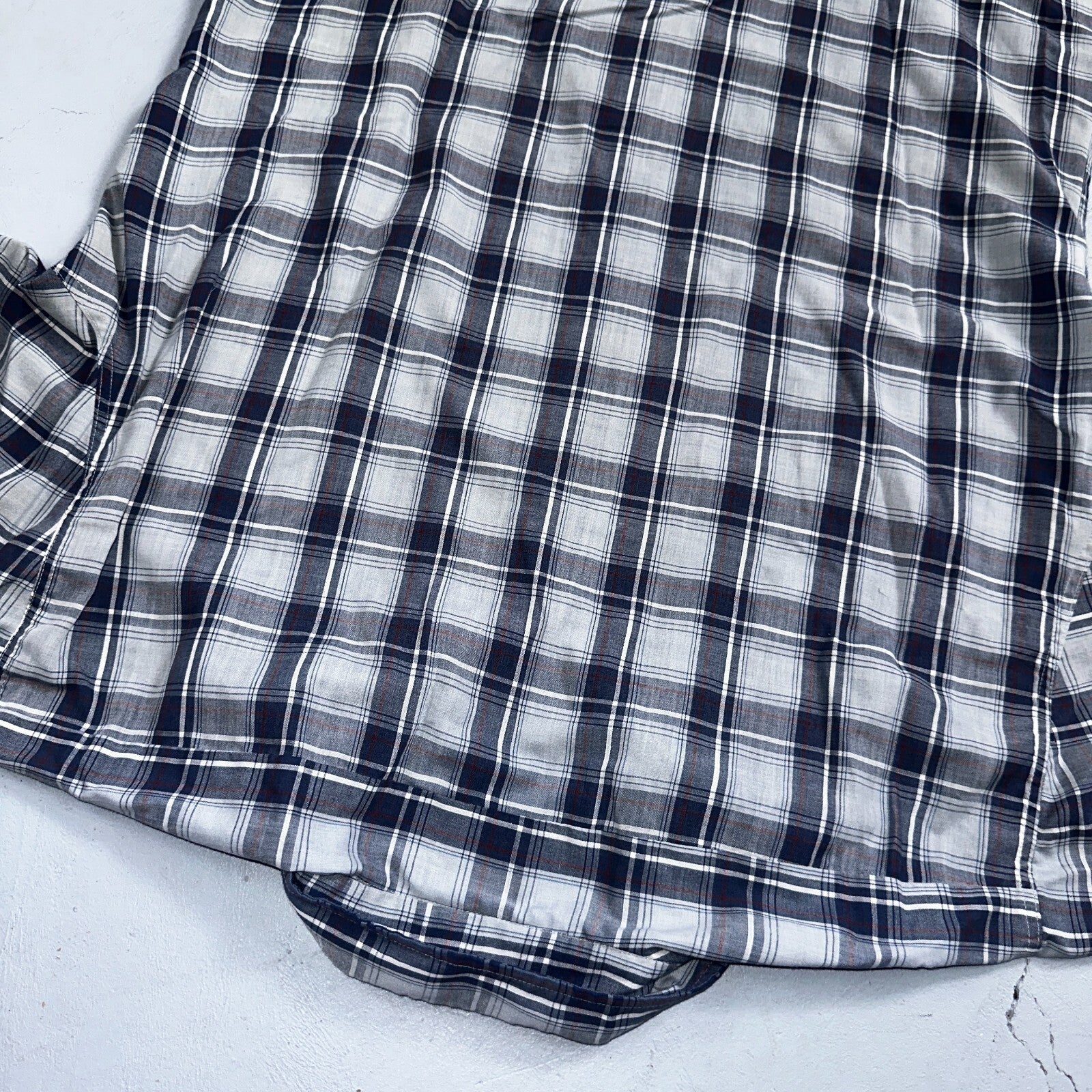 Levis VTG 1980s Pearl Snap Button Shirt Mens L Plaid 80s Cowboy Shirt Korea SS