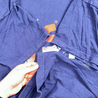 Snoopy 90s 4th of July VTG T Shirt Fireworks Graphic Dog Single Stitch Cute USA