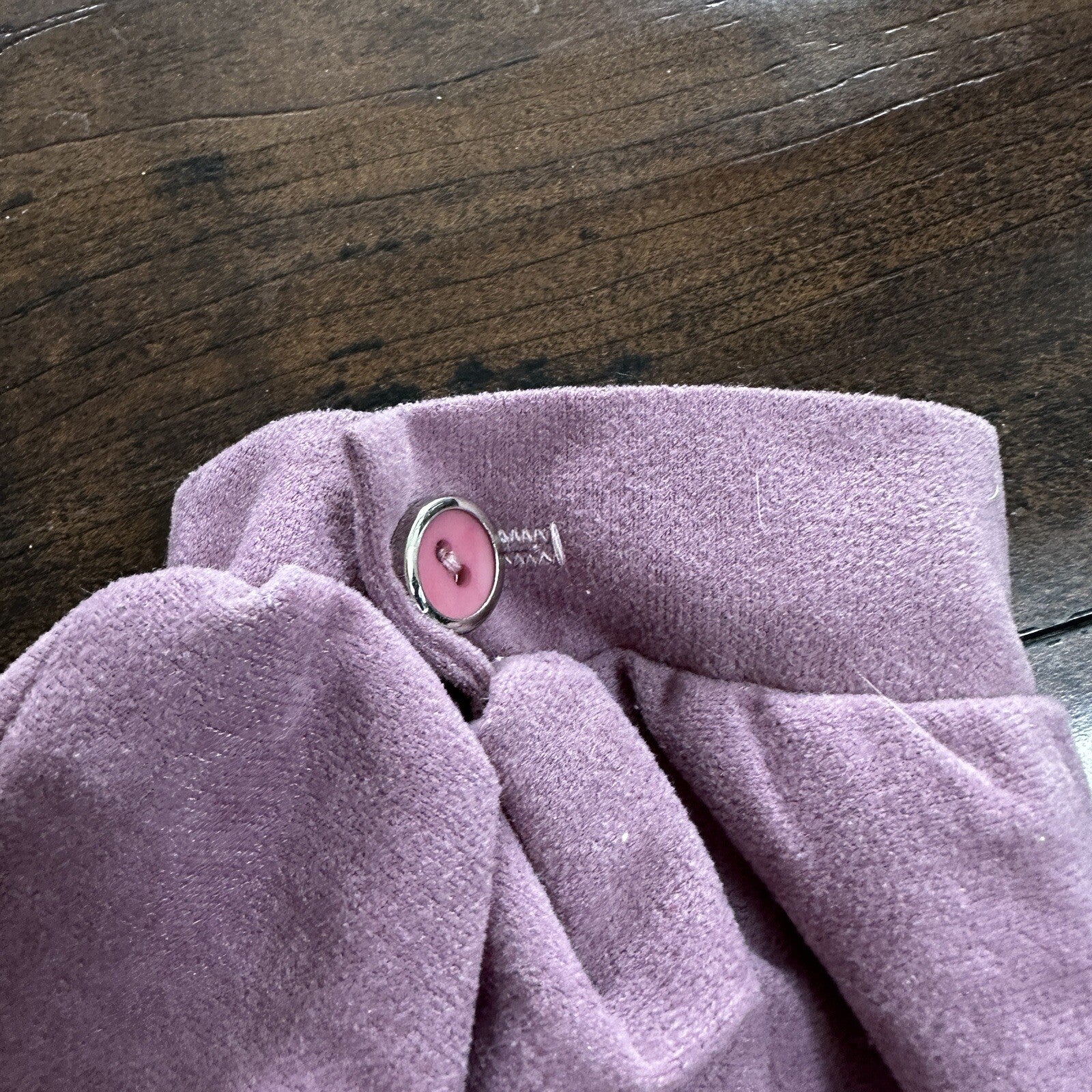 VTG Marty Gutmacker Soft Purple Button Down Shirt Disco Blouse Rockabilly 60s