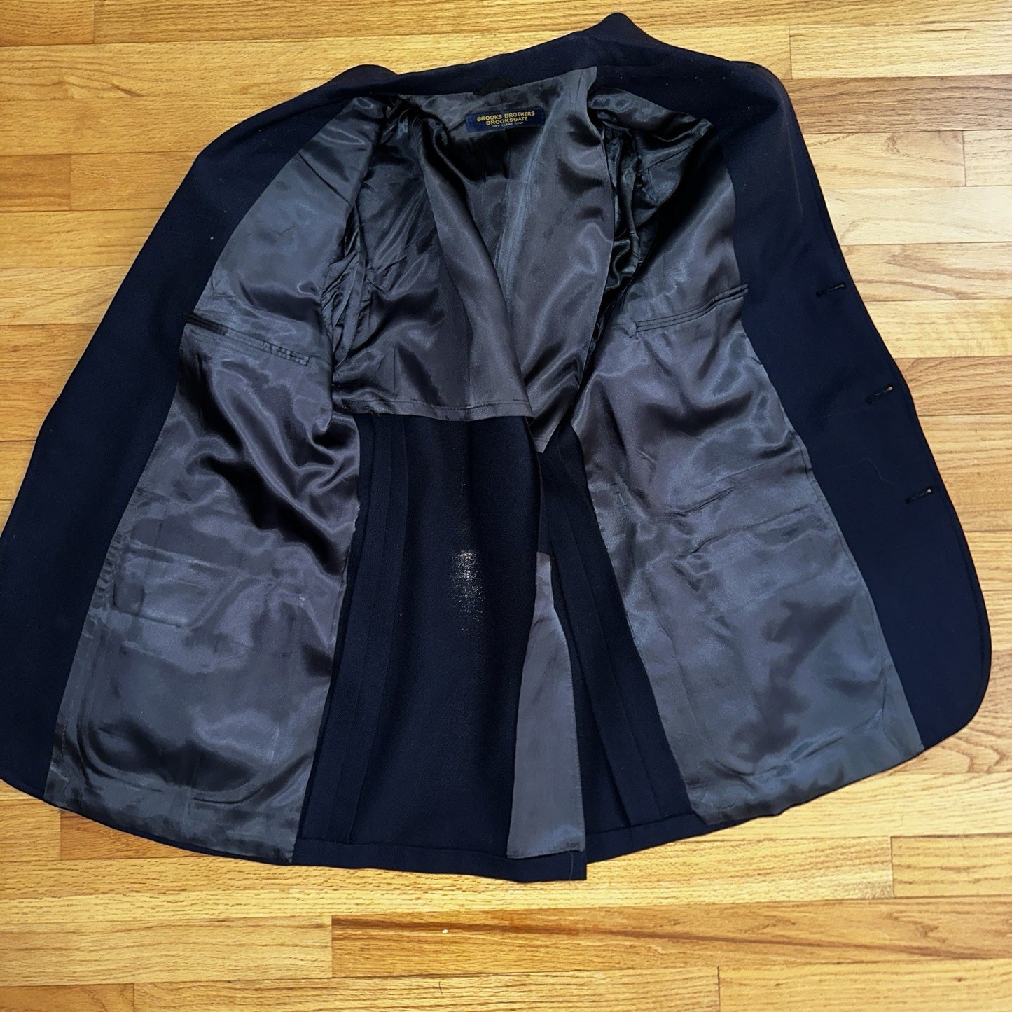 Vintage Brooks Brothers Brooksgate 43R Wool Blazer Union Made USA Sportscoat