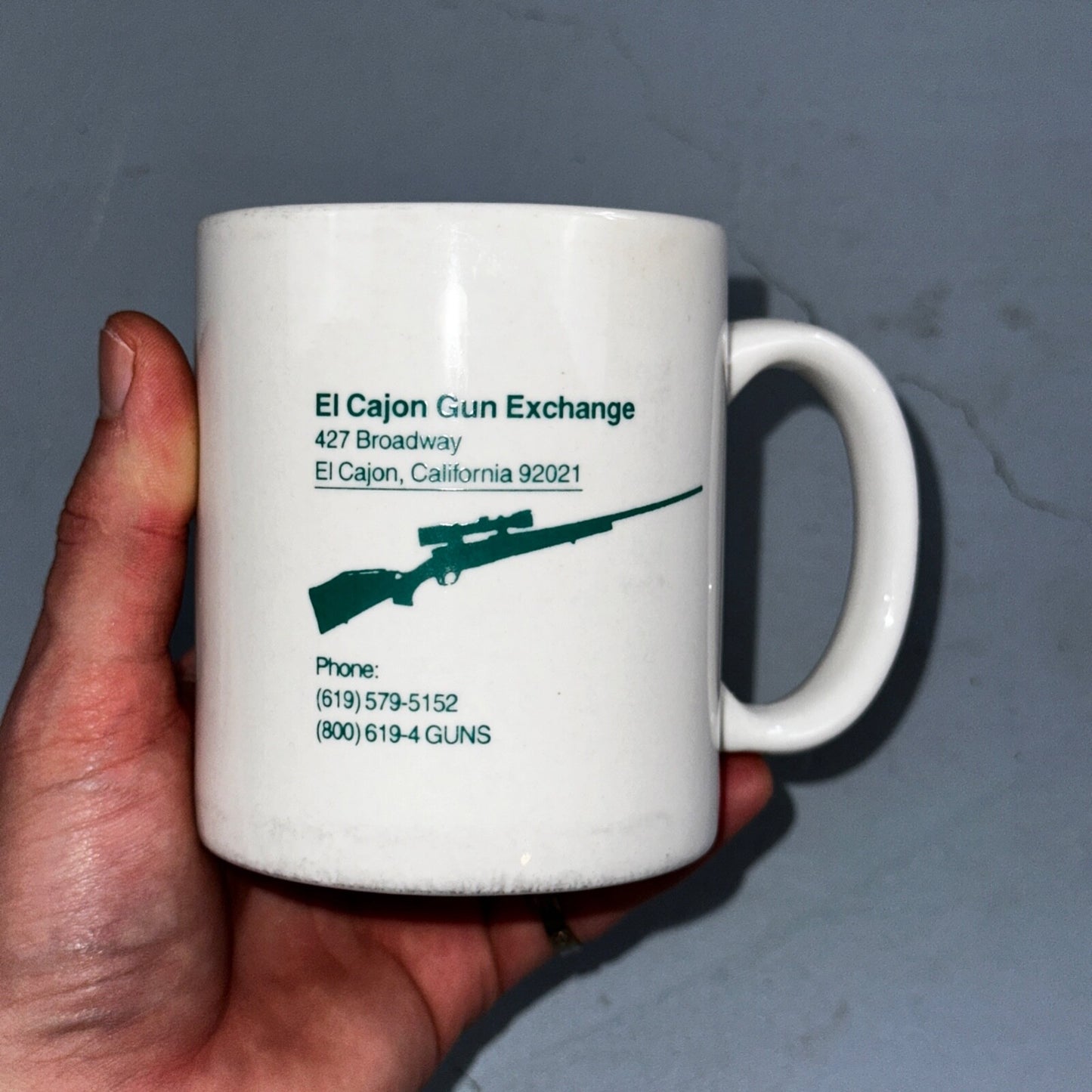 Smith & Wesson Coffee Mug Vintage Rare Criminal Control El Cajon California