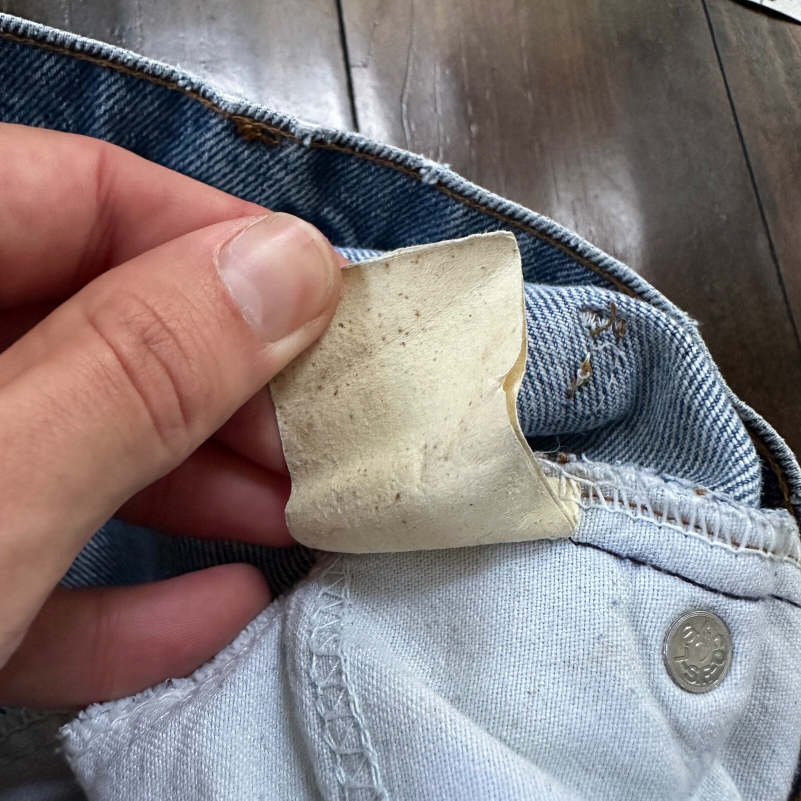 Levis 517 Vintage 80s USA Orange Tab Bootcut Flare Blue Jeans 34x31 Act 31x28