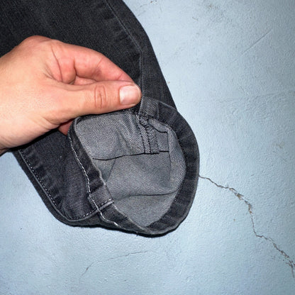 Prana Women's Size 2/26 Black Skinny Dark Wash Cotton Blend Stretch Denim Jeans