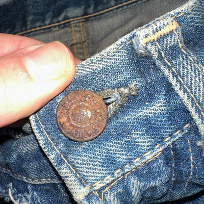 Levis 505 Big E Vintage 60s Redline Selvedge USA XX 1960s Jeans 501 Act 28x26