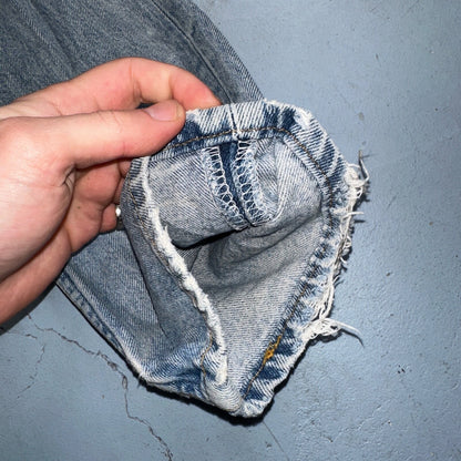 Levis 501 Vintage Y2K Europe Straight Leg Jeans 27x32 90s Light Wash Act 24x30