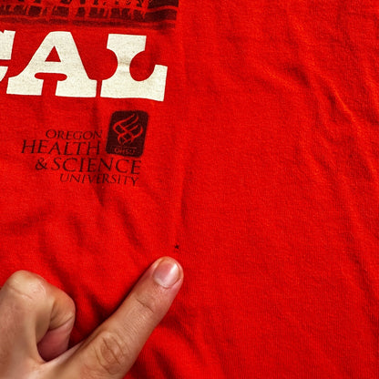 Nike Race Official Red Y2K VTG T Shirt 2009 Office Max Portland Coast Relays