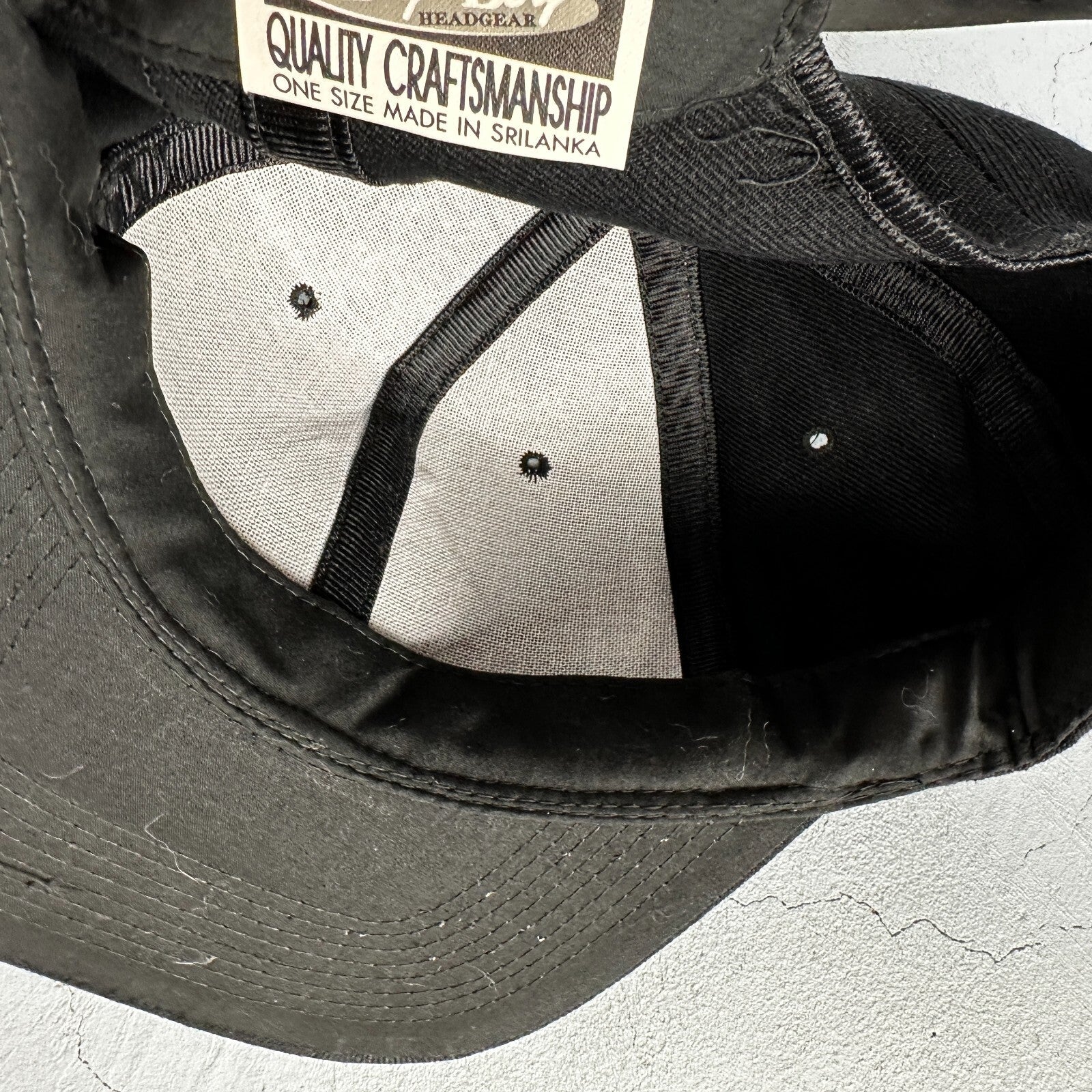 Vtg Big Boy Headgear Hat Kansas City KC Monarchs Strapback Negro League MLB Cap