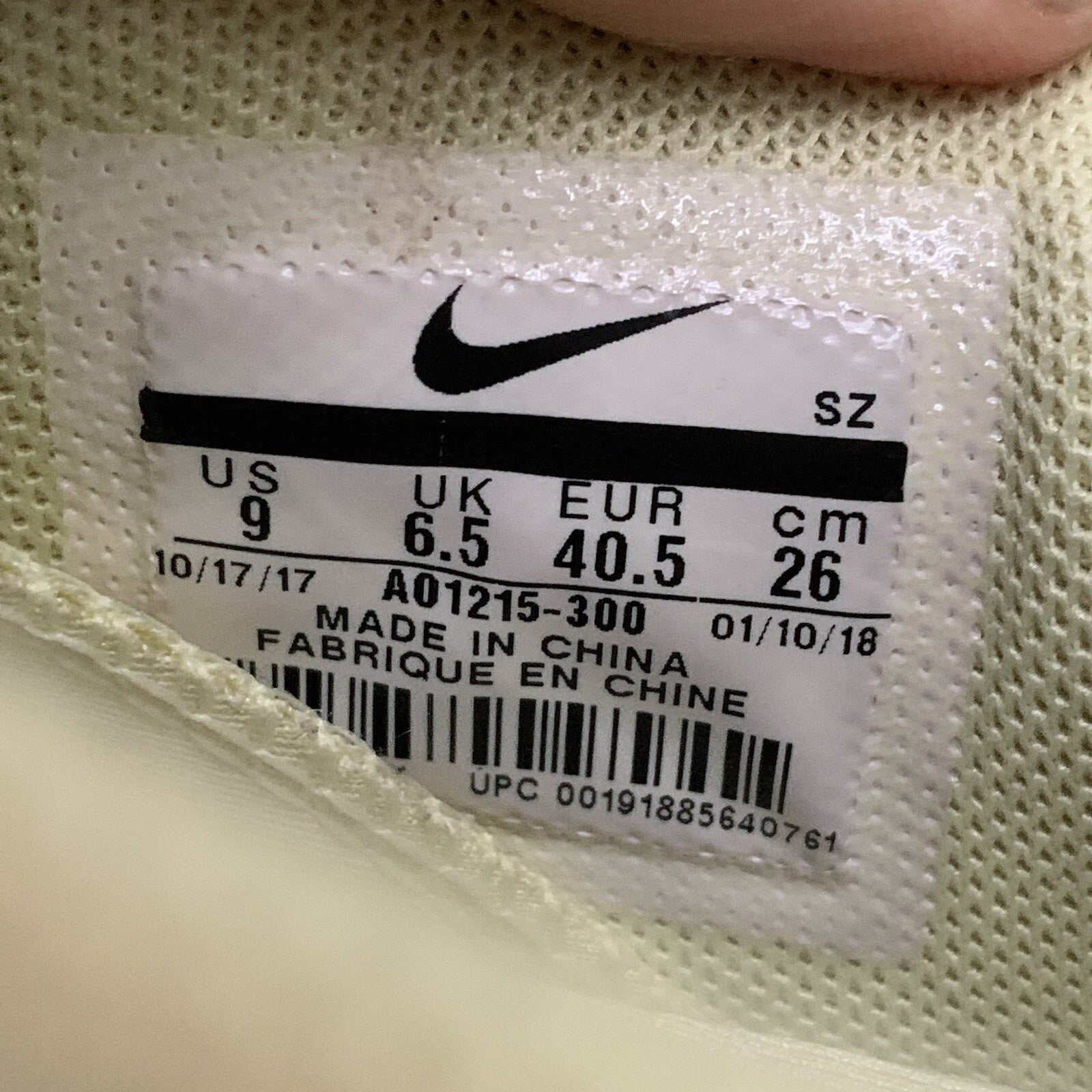 Nike Womens Air Force 1 Sage Xx Sneakers Shoes Yellow A01215-300 Low Top 9W