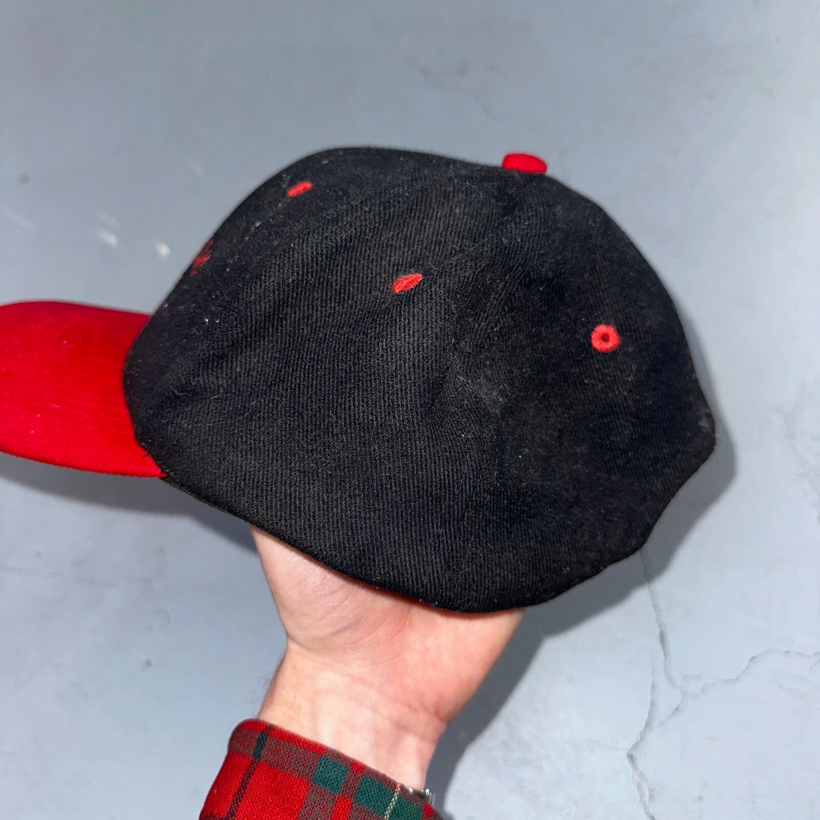 Davison Auto Parts Vintage Trucker Hat Baseball Black Red Basic 90s Harley