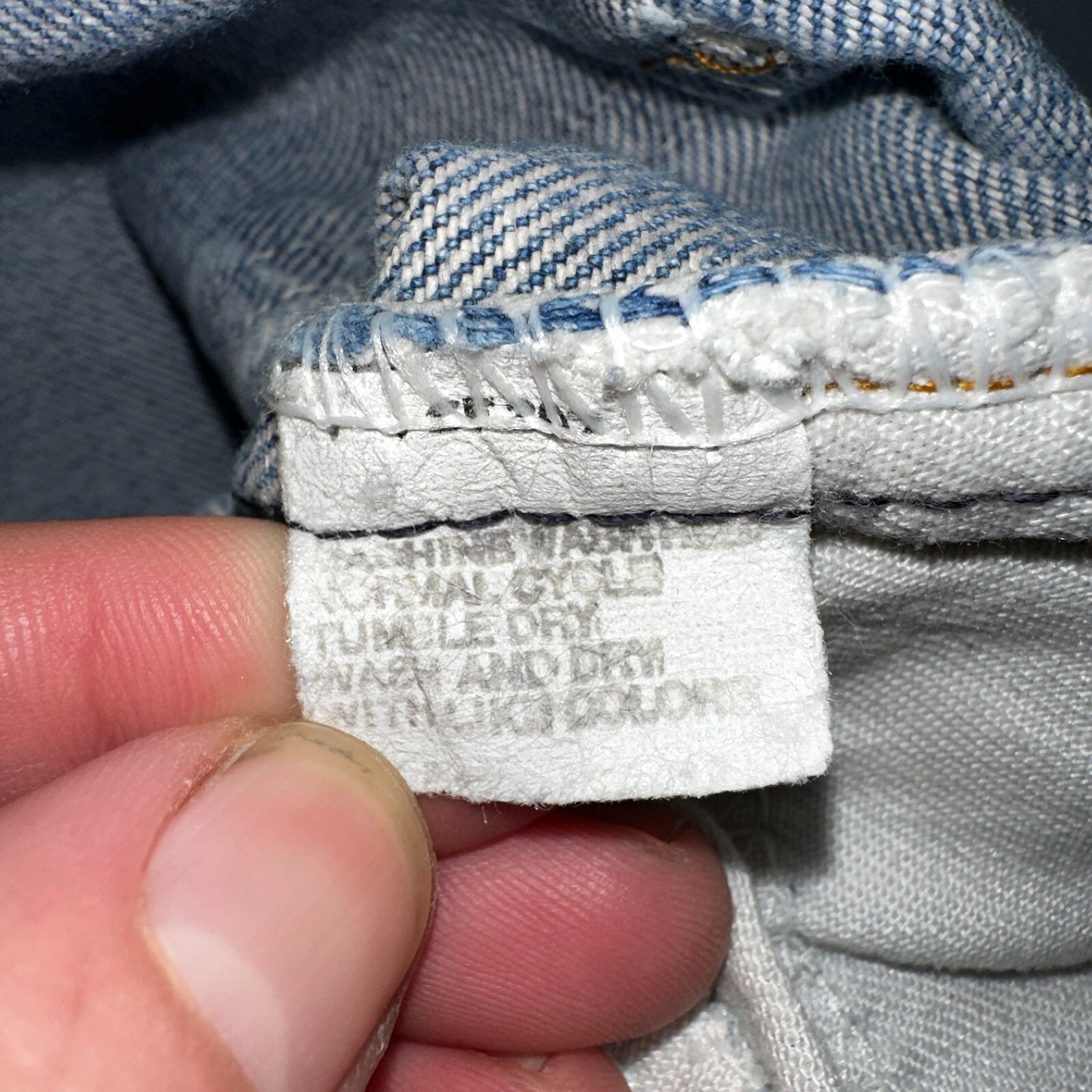 Levis 517 Vintage 80s USA Orange Tab Bootcut Flare Blue Worn Jeans Act 34x27