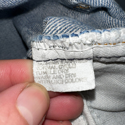 Levis 517 Vintage 80s USA Orange Tab Bootcut Flare Blue Worn Jeans Act 34x27