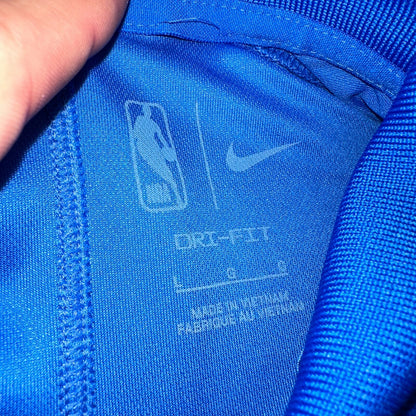 Nike Oklahoma City Thunder NBA OKC Blue Polo Shirt Golf Mens Size L Dri-Fit