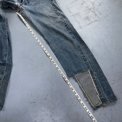 Levis 501 Vintage 80s Redline Selvedge USA XX Jeans Light Wash 32x34 Boot Cut