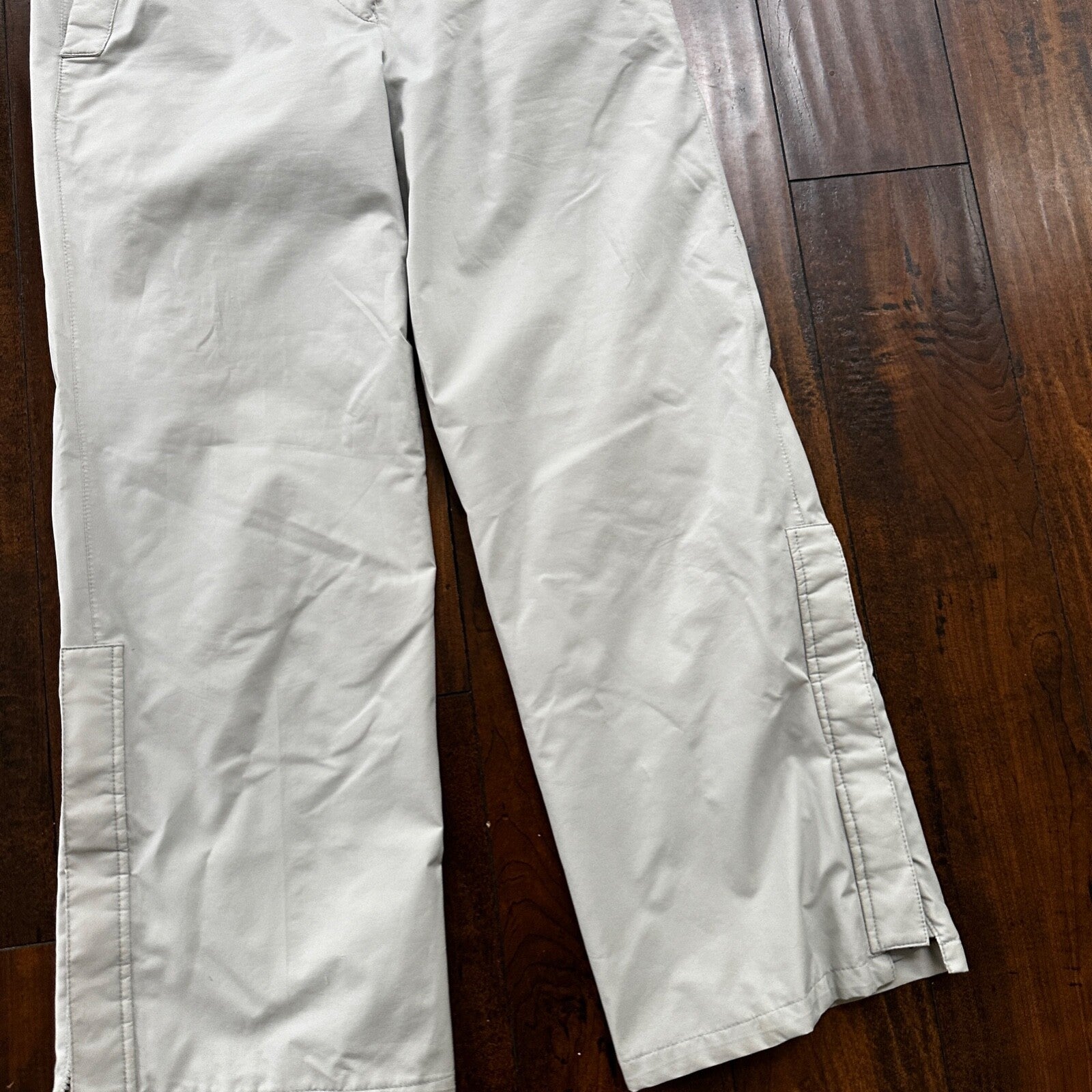 VTG GORETEX Jack Nicklaus Mens 10 Golf Pant Grey Fabric Zip Up Sports Outdoor