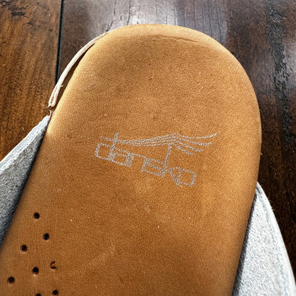 Dansko Sandals Womens 39 Criss Cross Buckle Strap Slide 71202 Pink Leather