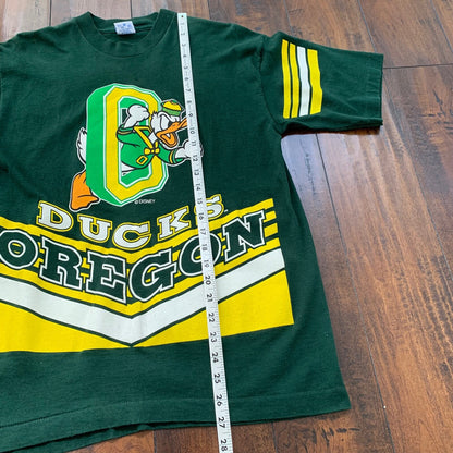 Oregon Ducks Vintage T Shirt Donald Duck Disney KIDS BOYS Mens Small 90s Afro