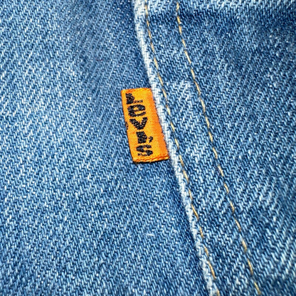 Levis 646 Vintage 70s USA Orange Tab Bootcut Flare Blue Bell Bottom Jeans 34x31