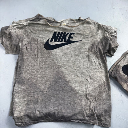 Nike 70s Lot of 8 VTG T Shirt Orange Tag Gray Swoosh Soft Chopped Front Team