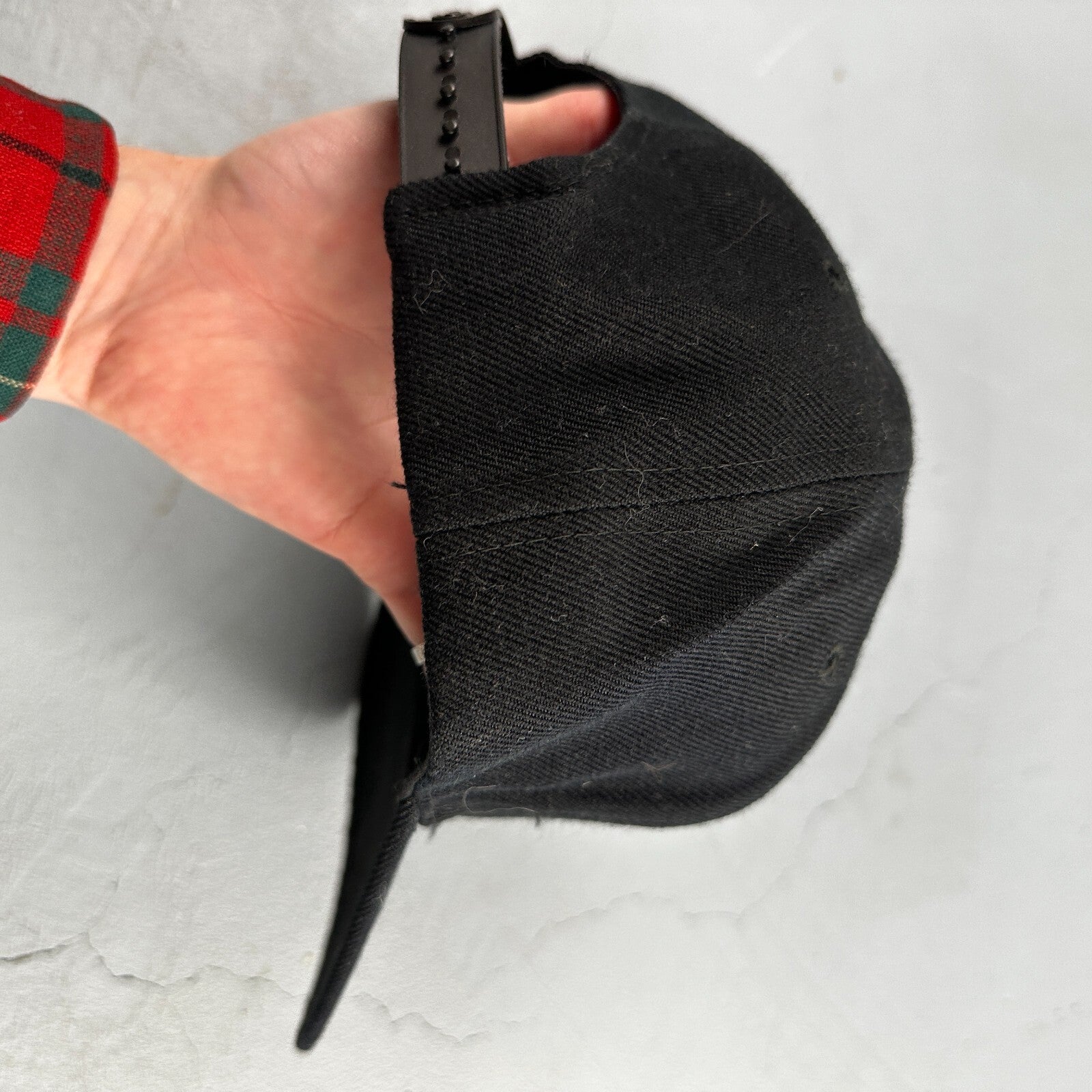 Vtg Big Boy Headgear Hat Kansas City KC Monarchs Strapback Negro League MLB Cap