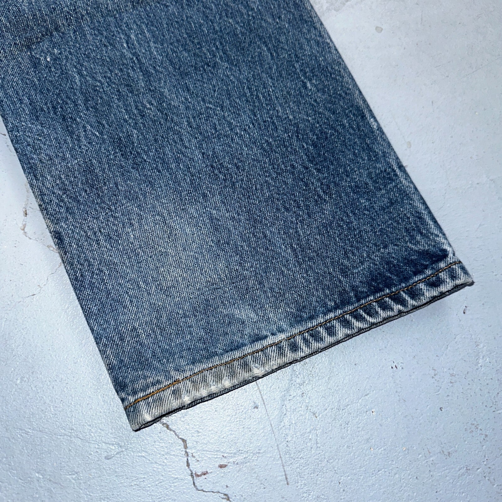 Levis 501 Vintage 90s XX Straight Leg Jeans Y2K Blue Med Wash 36x38 Act 34x33