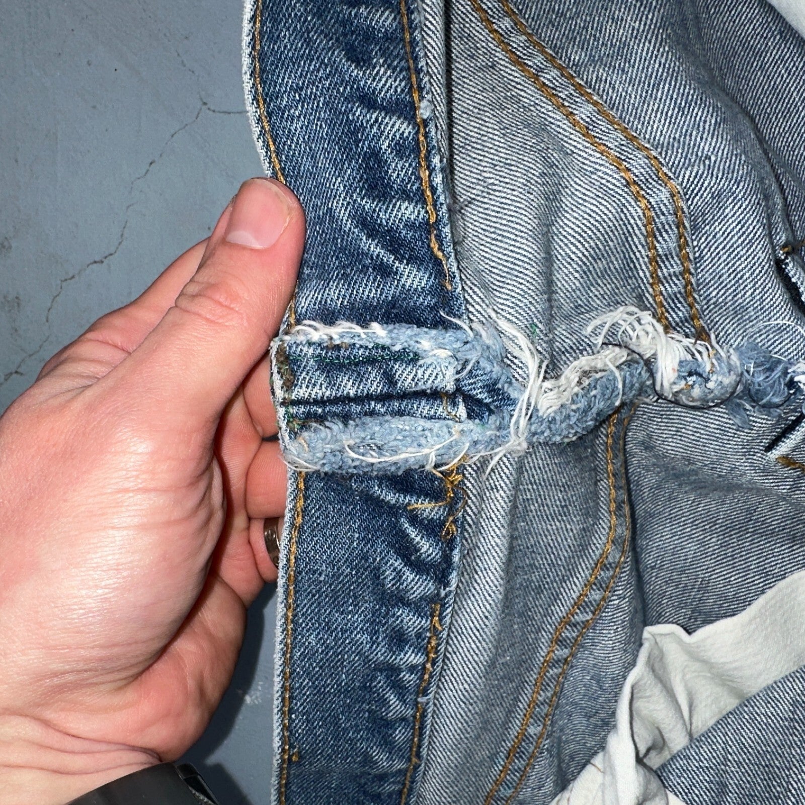 Levis 501 VTG 70s SS Redline Selvedge Jeans XX Med Wash 27x31 Tailored Altered