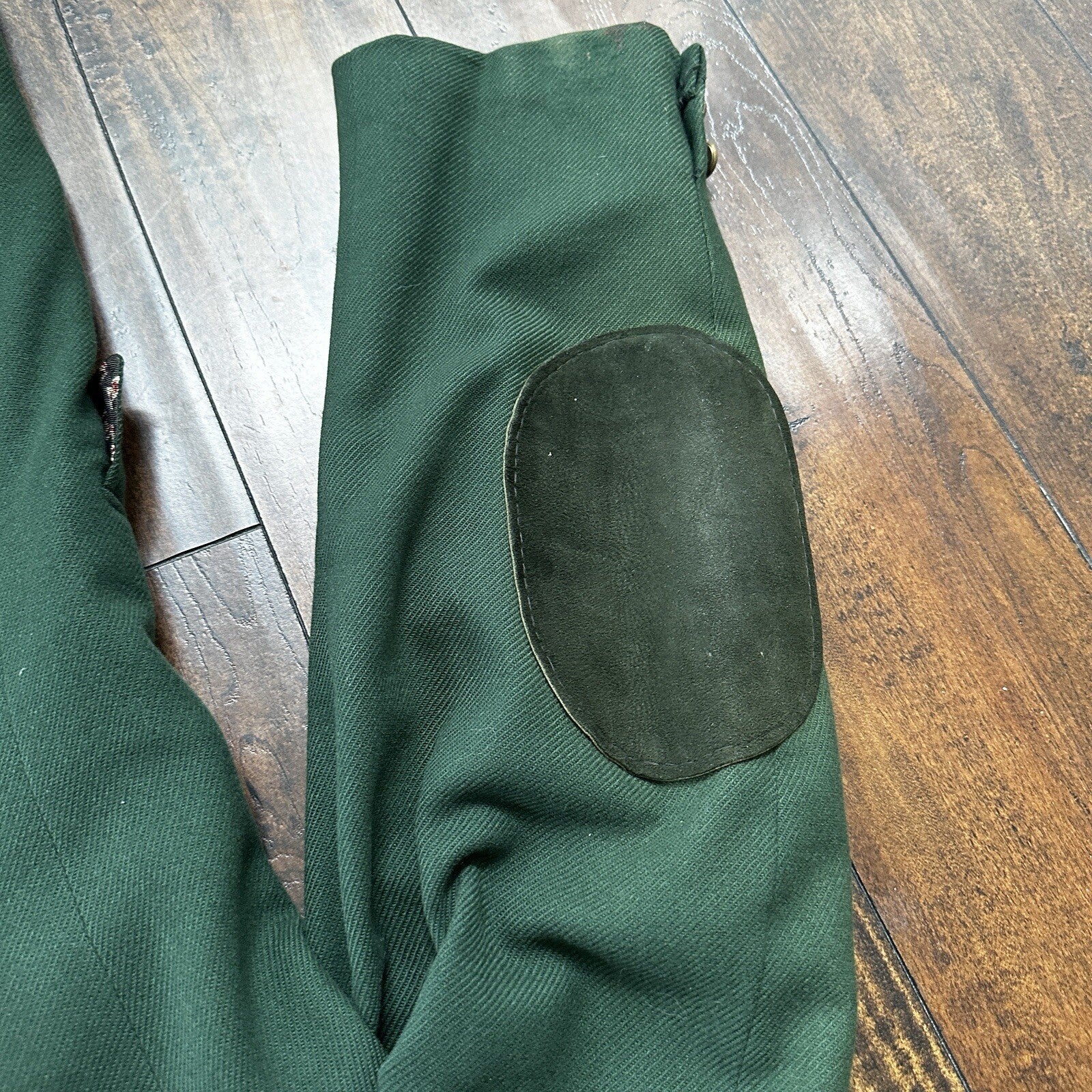 1960s 1970s Green Cashemere Sport Jacket VTG Mens Suit 44 34x32 Rockabilly Gray