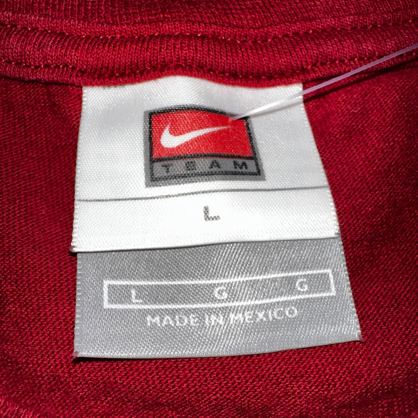 Nike Boomer Sooner VTG T Shirt Oklahoma Center Swoosh Y2K NCCA Football Rare