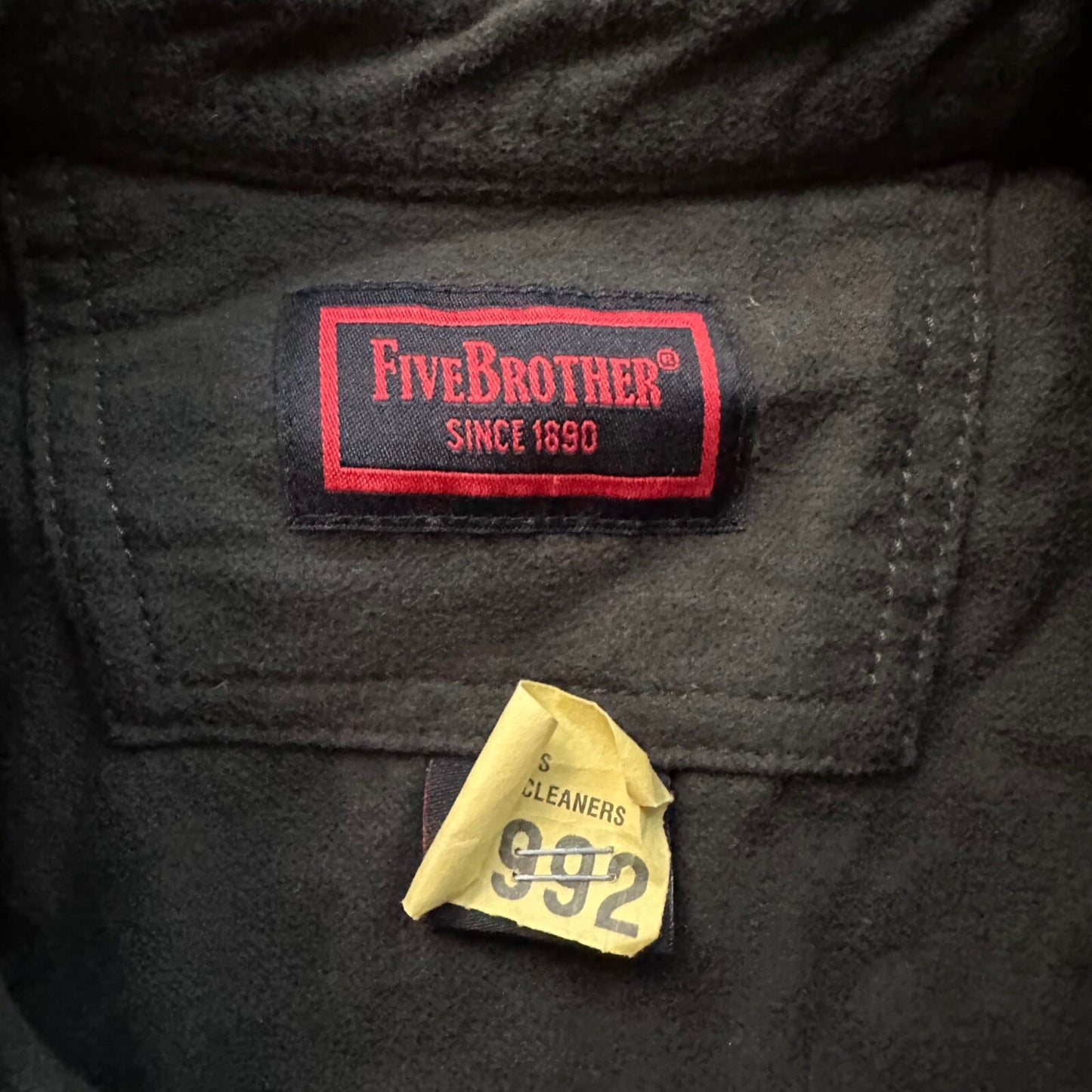 Five Brother Tallman Heavy Flannel Chamois Hunting Shirt Green Olive XL Tall VTG