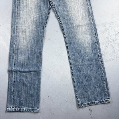 Levis 501 Vintage Y2K XX Straight Leg Jeans Blue Light Wash 34x34 Act 33x32