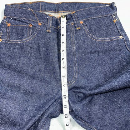 Levis 501 VTG 70s SS Deadstock Redline Selvedge Jeans XX 1966 29x36 Rare Dark DS